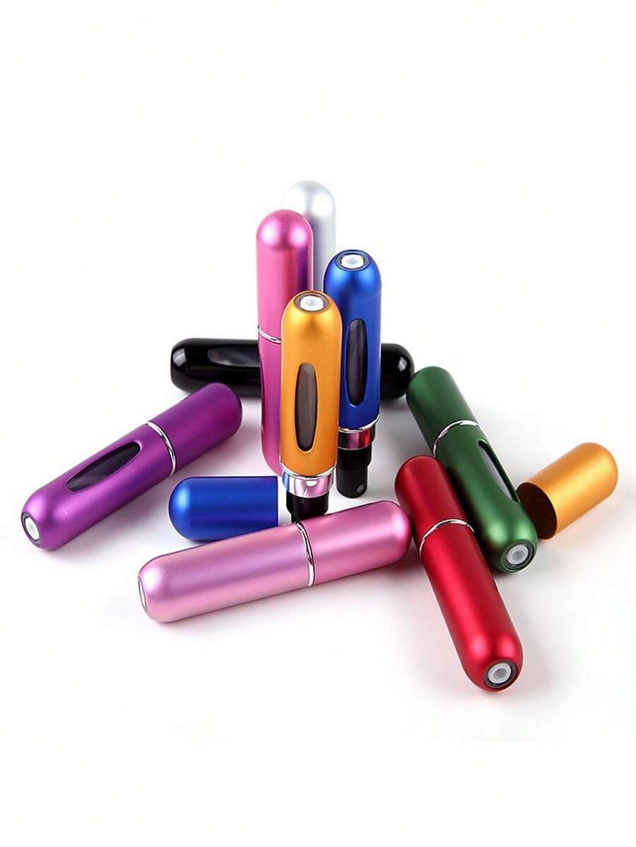 Kit 8 Uni-Piece 5Ml Refillable Spray Bottle, Portable & Mini Portable, With Bottom Refill Opening For Perfume - Assorted Colors - Nhiều màu - Xem 1