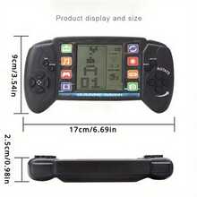 Big Screen Retro, Classic Handheld Game Console, Electronic Toys Retro-Style Large Screen Handheld Game Console - Classic Electronic Toy, Batteries Not Included - Multicolor - View 2