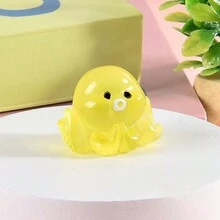 Assorted Luminous Faux Small Octopus Miniature Ocean Animal Model, Glow-In-The-Dark Small Squid Decor, Gifts For Kids, Desktop Ornament - Multicolor - View 10
