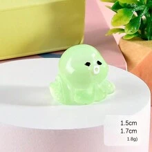 Assorted Luminous Faux Small Octopus Miniature Ocean Animal Model, Glow-In-The-Dark Small Squid Decor, Gifts For Kids, Desktop Ornament - Multicolor - View 6