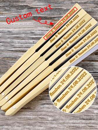 Abanico de papel blanco personalizado con nombre y logotipo para boda, tarjeta de invitación blanca, abanico de papel blanco clásico DIY, Navidad, adorno de alta calidad personalizado, regalo ideal para ella, novio, novia para el Día de San Valentín, para el Día de la Madre, para el Día del Padre, para la graduación, para bodas, para el estreno de una casa, multifuncional, diseño elegante