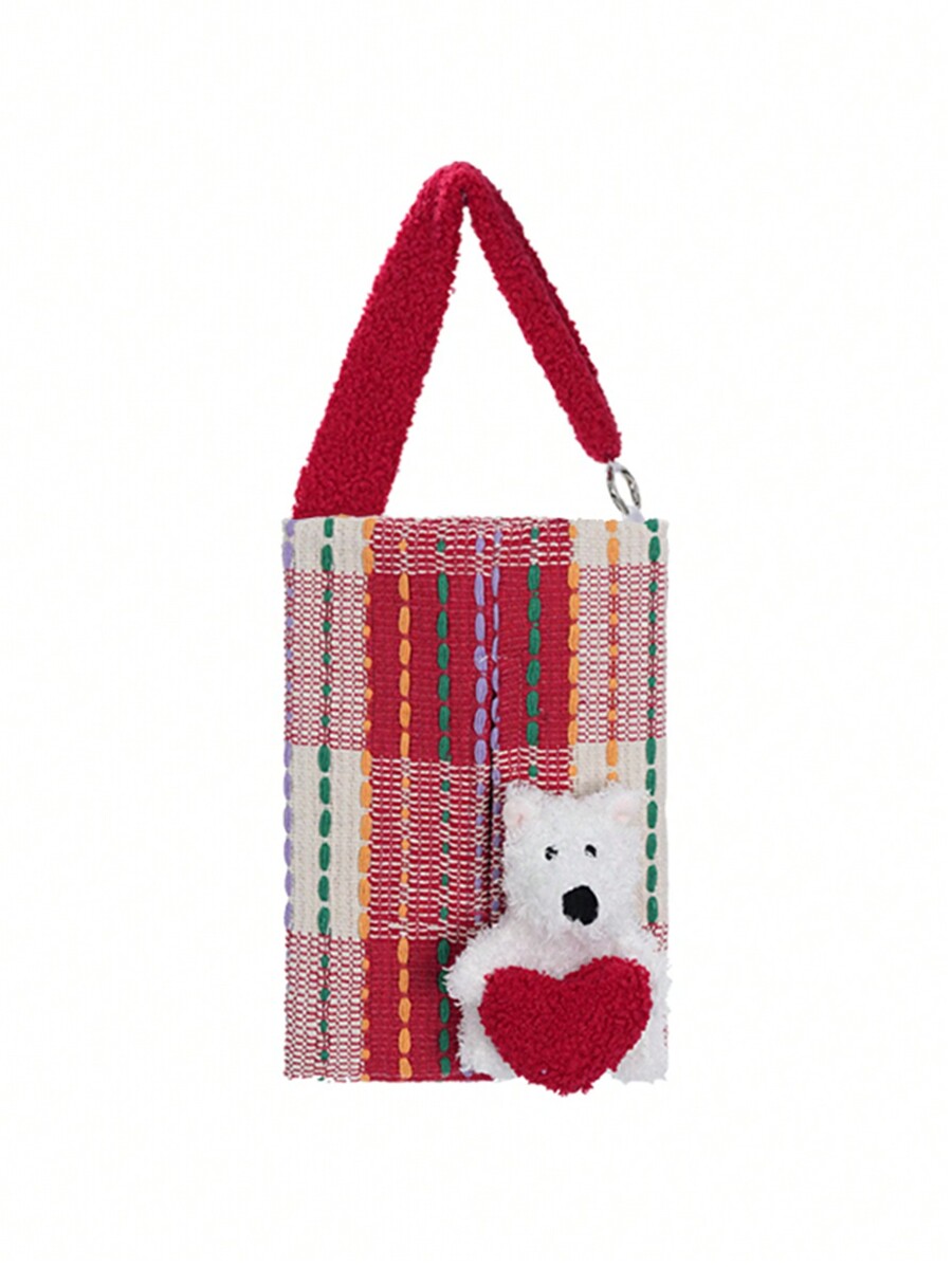 1pc Jacquard Fabric Car Tissue Box Hanging Napkin Holder for Sale