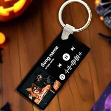 1 件定制万圣节音乐歌曲钥匙扣、个性化音乐代码钥匙圈、个性化音乐代码不锈钢钥匙扣、口袋钥匙扣中的定制音乐、个性化雕刻音乐代码钥匙扣、生日礼物、万圣节礼物、周年纪念礼物、挚友礼物、情人节礼物、父亲节礼物、送给爸爸的礼物、情侣礼物、母亲节礼物、送给他/她的礼物、送给朋友的礼物。 - 白色 - 查看 5
