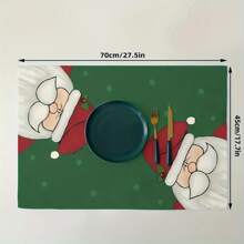 2 pezzi Asciugamani da cucina con Babbo Natale, morbidi e assorbenti in microfibra, lavabili in lavatrice, asciugamani da tè decorativi rossi e verdi, adatti per decorazioni natalizie domestiche e apparecchiature da tavola, regalo per mamma e amici