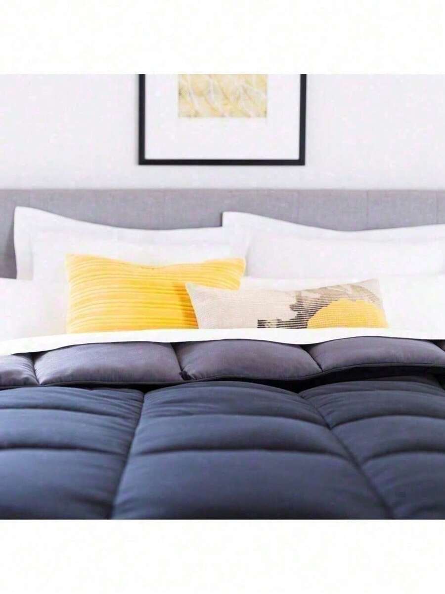 Linenspa Comforter Duvet Insert, Down Alternative, Box Stitched