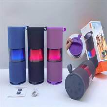 Bluetooth Speaker With RGB LED Audio Box 50w FM USB TWS - Grey - View 7