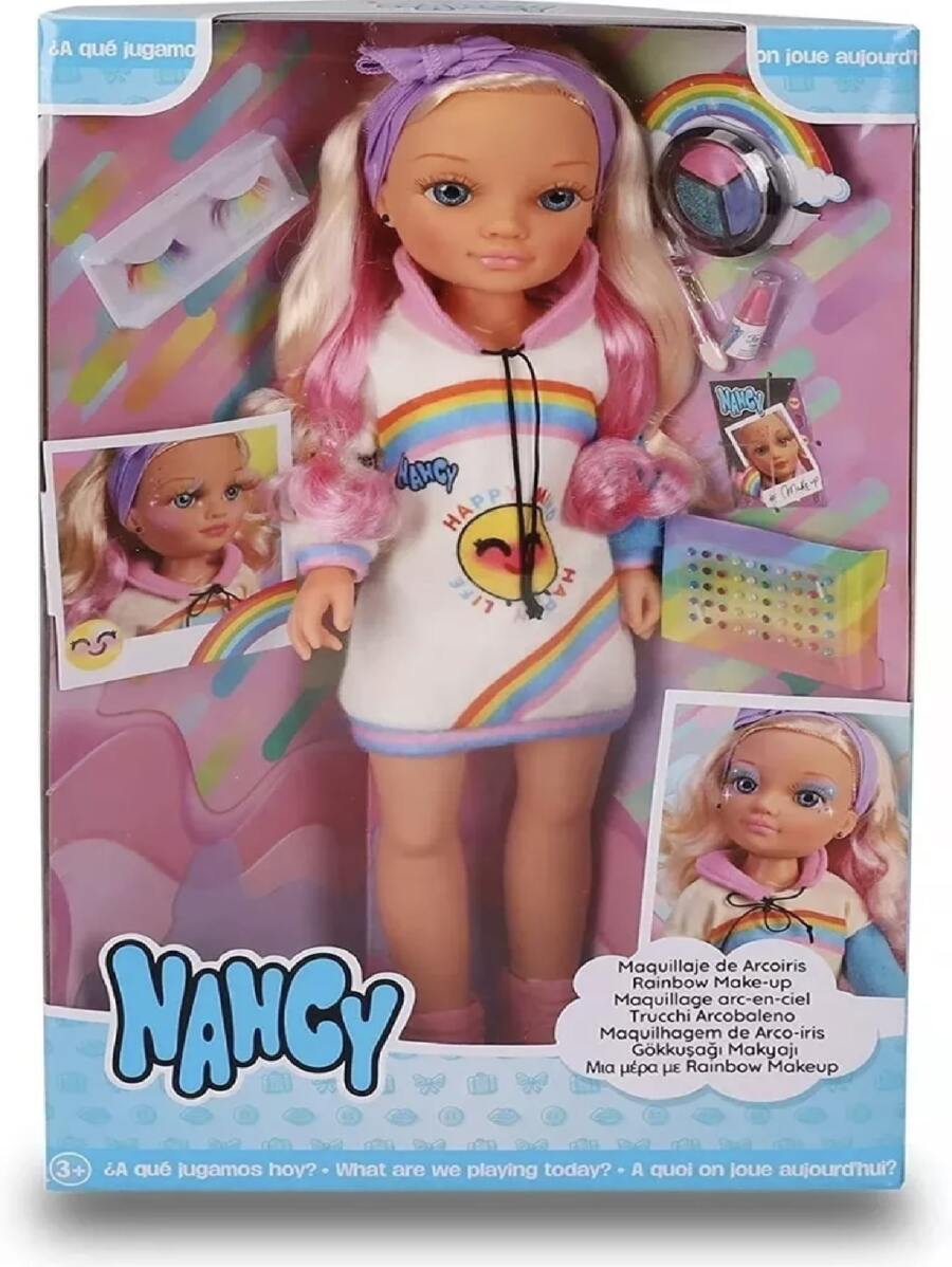 MUÑECA EN CAJA NANCY ARCOIRIS - Amarillo - Ver 1