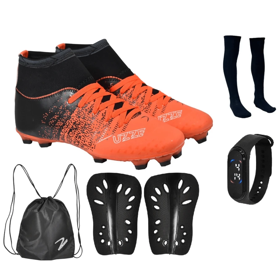 Uzze Sport Men Sneakers - Naranja - Ver 1