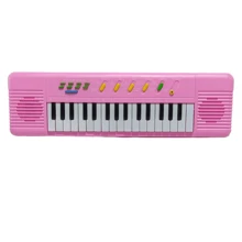 PINK GIRL Piano Keyboard With Microphone - Màu Hồng baby - Xem 4