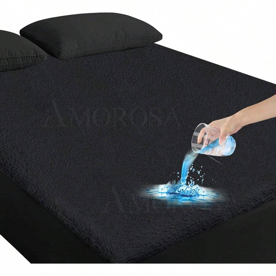 Tamaño Matrimonial Protector De Colchon Impermeable Lavar Maquina