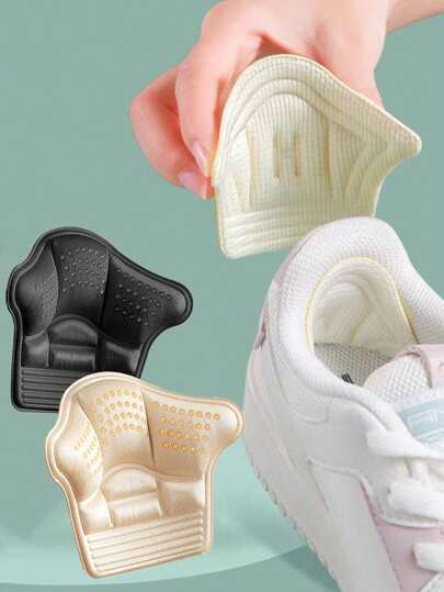 1 par de insertos de sujección del talón, almohadillas rellenadoras para evitar el deslizamiento, de talla ajustable para zapatos sueltos