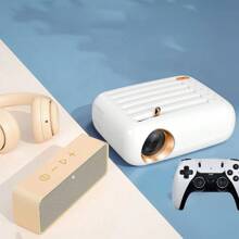 YJMOYE Mini Projector With WiFi 1080P Home Theater Movie Projector Portable Outdoor Video Projector Compatible With IOS/Android Phone/Tablet/Laptop/PC/TV Stick/Box/USB Drive/DVD/Game Console - White - View 7