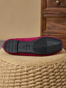 Bailarinas de punta cuadrada de moda para mujeres, negras, burdeos, versátiles para uso casual, de fiesta, de boda y cómodas para usar en todas las estaciones