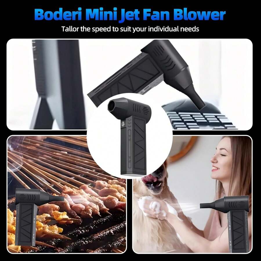 Air Blower 130000RPM Turbo Fan 3 Gear Adjustable Electric Air Duster