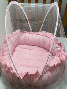 Mosquito Net For Baby Crib Nest Reducer - trắng - Xem 3