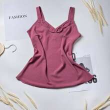 Women's Tank Top With Straps Summer Fashion Size M L XL - 粉色 - 查看 4