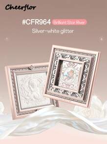 CHEERFLOR 浮雕面部粉末荧光笔，带磁性旋转盖，腮红荧光笔调色板，光泽闪光亮点，自然闪亮亮点，化妆照明器，轻盈，光滑，面部美容化妆 - CFR964 - 查看 11