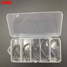 Fishing Treble Hooks, High Carbon Steel Fishing Hooks Kit, Sharp & Round Bend Fishing Treble Hooks For Catfish Lures Baits Bass Fishing Accessories