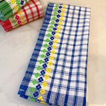 4/8pcs Kitchen Dishcloth, Super Absorbent Soft Dish Rag, Vivid Color Dish Towels, Woven Jacquard Dish Mat, Home Kitchen Bathroom Decor Tea Towel, Random Colors - Multicolor - View 9