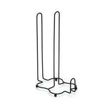 Paper Towel Holder Napkin Roll Holder Vertical Tabletop Steel Kitchen - 黑色 - 查看 4