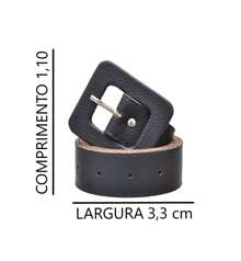 Kit Of 2 Plus Size Belts Half Moon And Maria Models Various Vibrant Colors Women's Fashion 1.40cm - Đen28-Caramel29 - Xem 9