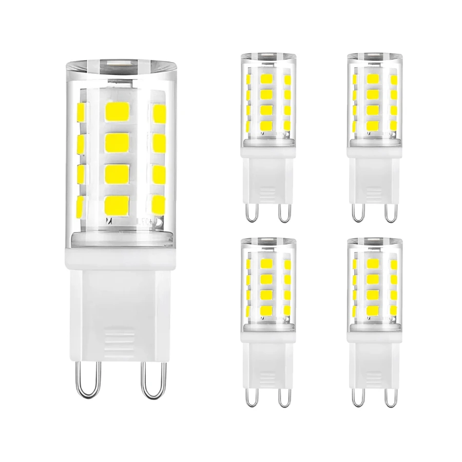 Kit 5 Led Bulb 3w G9 Halopin 110v 220v Warm White 3000k Cool White 6500k - Trắng ấm 3000K - Xem 1