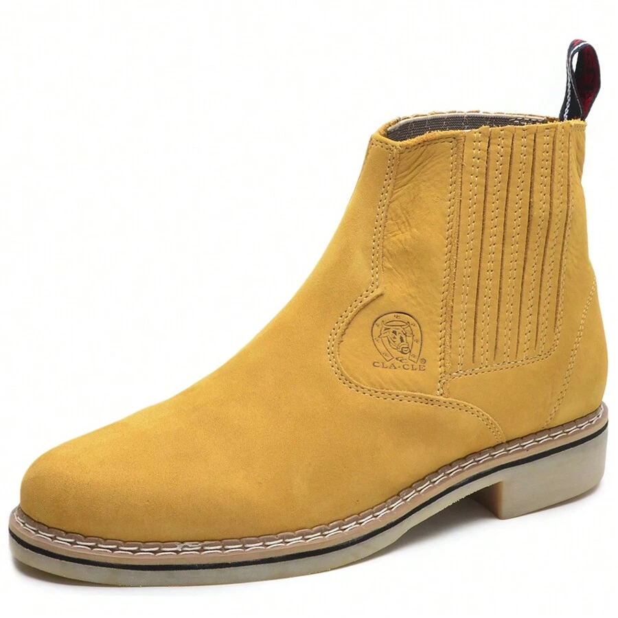 Men's Boots With Latex Sole - Rỉ Nâu - Xem 1