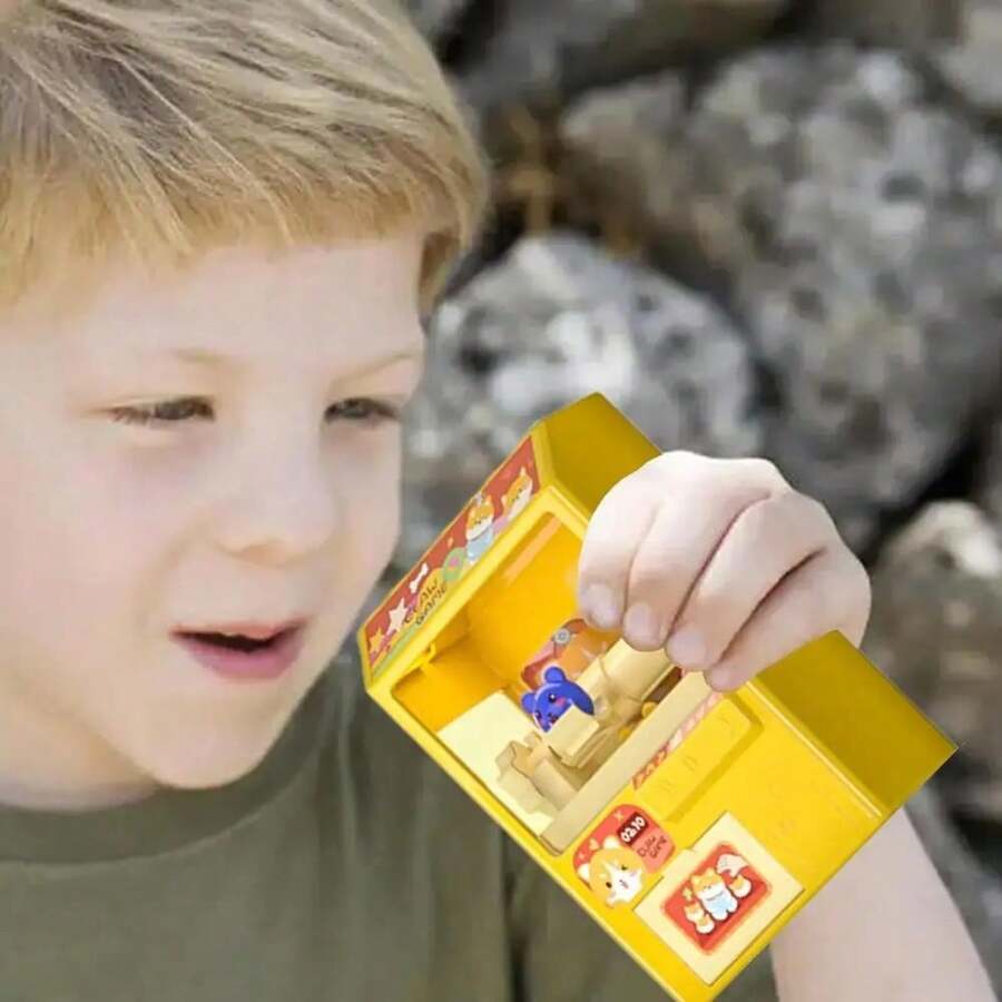 Vending Machine Toys Kids Claw Machine Hand Eye Coordination Toy Mini Electronic Girl Gift Candy