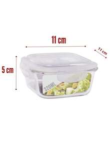 12 Hermetic Glass Jars 320ml Fitness Food Reeducation - Trong sáng - Xem 5