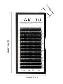 12 Reihen L-Curl leicht fächerförmige Wimpernverlängerungen, neue Mode professionelle Nerz-Wimpern M-Form Einzelwimpern für Make-up Wimpernbüschel, Wimpernbüschel, Einzelwimpern, Wimpern, Falsche Wimpern