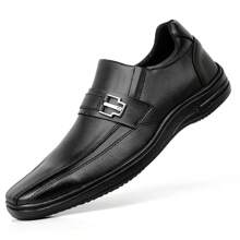 Formal Shoe With Metal Detail, Modern Anatomical Comfort Insole, Black, Non-Slip, Up To Size 46 - màu đen - Xem 1