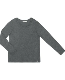 Women's Basic Endless Long Sleeve Blouse Gray - Xám - Xem 4