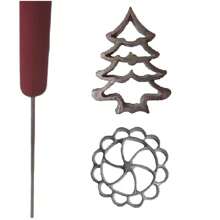 PAIR OF MOLDS FOR VIRAL CHRISTMAS WIND, PINWHEEL AND PINE DONUT - Silver - View 1