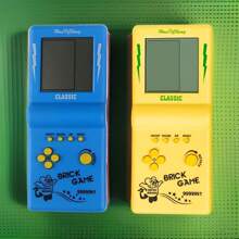 Classic Handheld Game Console: Retro Design, Portable And Battery Powered - Ideal Gift For Hobbyists. Classic Brick Game Console, Handheld Electronic Game Machine, Perfect Christmas And Birthday Present, Battery Operated (Batteries Not Included) - Multicolor - View 7