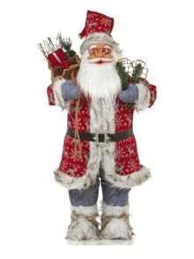 Santa Claus Decoration - 30cm - 45cm - 60cm - Christmas Decoration Christmas Ornament - 紅色 - 查看 5