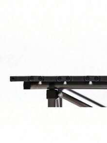 1-Piece Folding Outdoor Table With Carrying Bag,Lightweight Aluminum Roll-Up Square Table For Indoor, Outdoor Camping, Picnics, Beach,Backyard, BBQ, Party, Patio, 27.56X27.56X27.56in, Black - Đen + Nhôm-1 - Xem 10