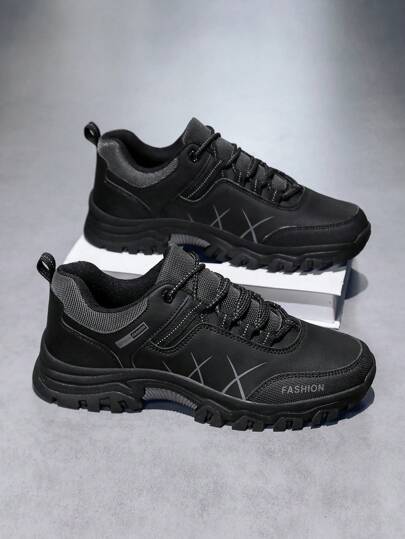 Große Größen Herren Lässig Sportschuhe/Outdoor Wanderstiefel/Trekkingschuhe für Herbst/Winter, Unisex Schneestiefel