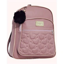 Women Backpack Bag Modern And Elegant Backpack With Unique Style Spacious College Student - 乾枯玫瑰色 - 查看 2