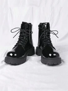 2024 Autumn/Winter New Arrivals, Bestsellers, Holiday Promotion, PU Leather Women Hiking Ankle Boots, Black Boots, Plus Size, Wedding Season Couple High-Top Boots, Men Small Size & Women Large Size Boots, New Simple Leather Shoes, Outdoor Couple Casual Shoes, Business Women Work Shoes, Classic Black Color Suitable For Women, Men's Formal Wedding Groom Shoes, Dance Party Men Shoes