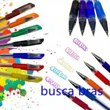 Gel Pen Various Kit 6 8 10 12 24 Colorful Colors For Children's Drawings Painting With Glitter - Bút Gel 6 - Xem 4