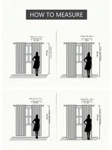 1pc Solid Color Vintage Style Semi-Sheer Voile Curtain