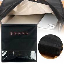 3PCS Signal Blocker Case Car Key Phone Laptop RFID Shield Blocking Pouch Faraday Bag UK - Black - View 2