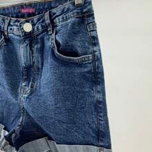 Kit 02 Women's High Waisted Folded Denim Shorts - Nhiều màu - Xem 7