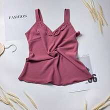 Women's Tank Top With Straps Summer Fashion Size M L XL - 粉色 - 查看 2