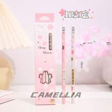 Set Of 12 Sakura Limited Edition HB Pencils With Eraser On The Tip School Pencil Writing Pencil - 套裝 - 查看 5