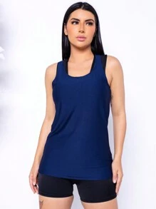 WOMEN'S SPORTS TANK TOP - ACADEMY - 藏蓝色 - 查看 1