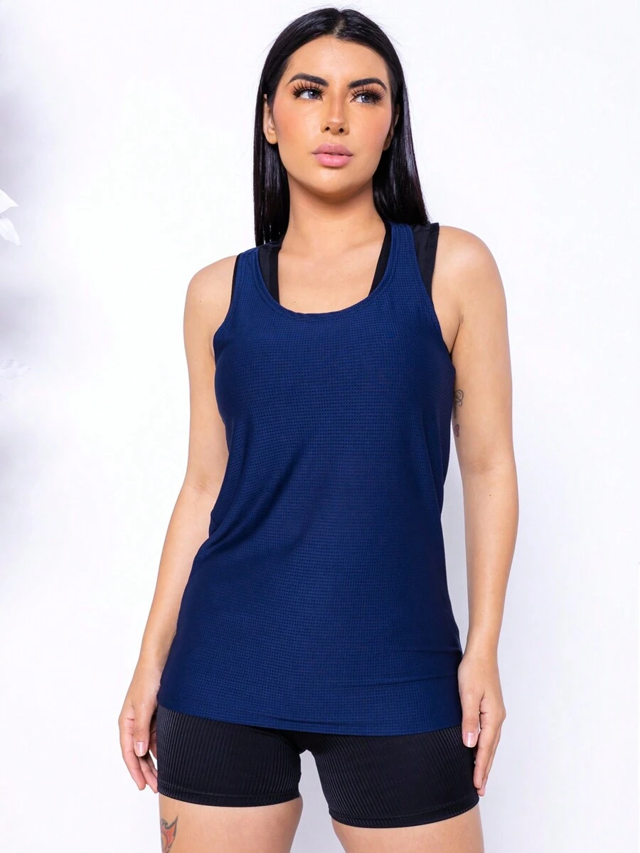 WOMEN'S SPORTS TANK TOP - ACADEMY - 藏蓝色 - 查看 1