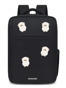 4pcs White Sheep Design DIY Cloth Patches, Cute Cartoon Style Polyester Embroidered Adhesive & Sewing Decor For Clothes, Bags, Shoes, Hats, Home Decor - Multicolor - View 4