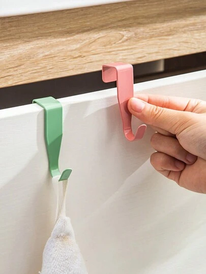 碳钢壁挂式衣架柜门挂钩，壁挂式衣柜衣架柜门挂钩，自动镂空衣架收纳架，衣架（仅适用于2厘米/0.7英寸厚的柜门），不适用于金属丝或其他细长物品