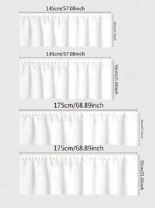 1 件圣诞红气球和圣诞老人印花窗帘带杆袋，适用于客厅、卧室、办公室的家居装饰